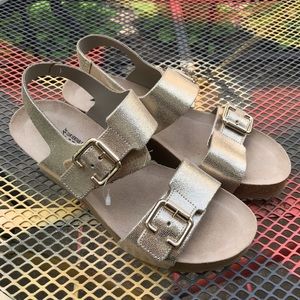 Mephisto Lissandra Platform Wedge Sandal rose gold